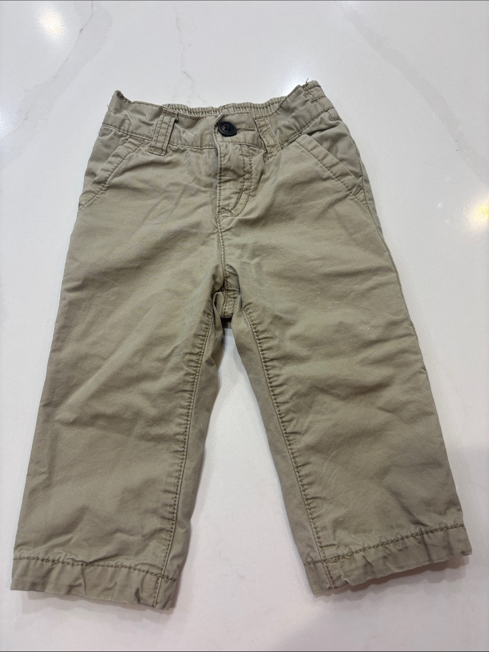 Crazy 8 Boys Beige Straight-Leg Casual Pants